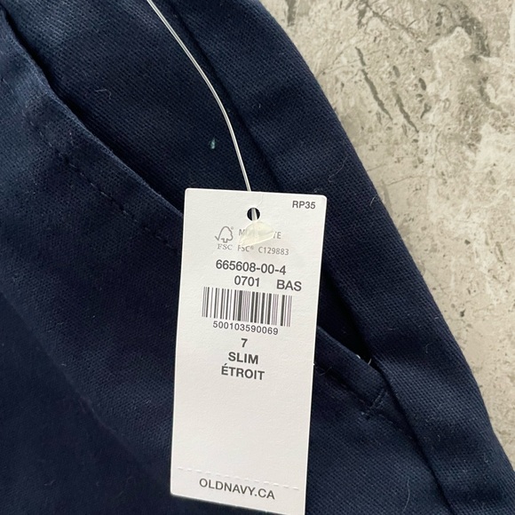 Navy pants 7 y for boy. Style uniform 
With tag. New - Picture 3 of 5